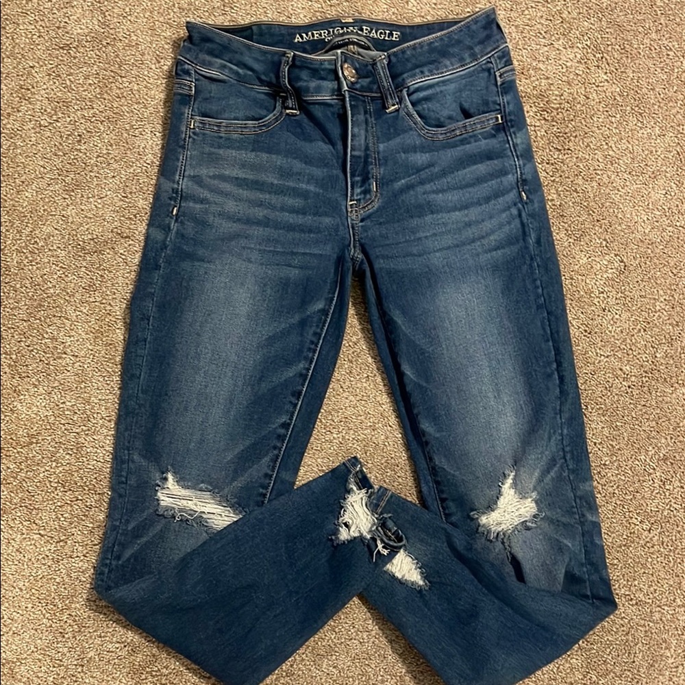 American Eagle Outfitters Women's Blue Jeans